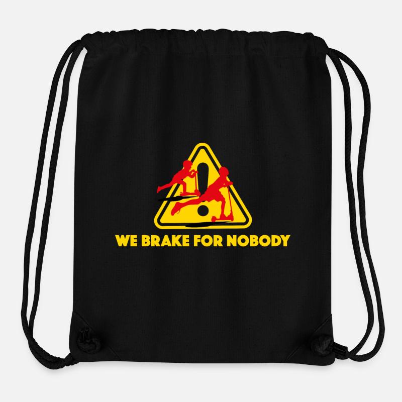 Scooter at full speed - Stanley/Stella Recycled Gym Bag - black