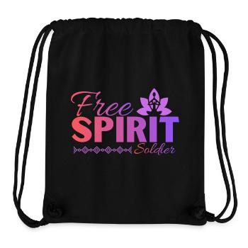Yoga & Mindset Design for Free Souls Free Spirit - Stanley/Stella Recycled Gym Bag - black - Front