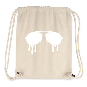 Sonnenbrille schmelzend – Aviator Cool Swag Design - Stanley/Stella recycelter Gym Bag - Naturweiß - Vorne
