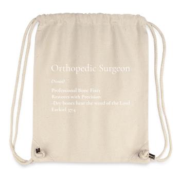 Chirurgien orthopédiste Bone Fixer Tee - Sac à cordon recyclé Stanley/Stella - blanc naturel - Devant