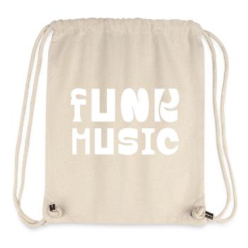 Funk Music Bold Block Letters - Stanley/Stella Recycled Gym Bag - natural - Front