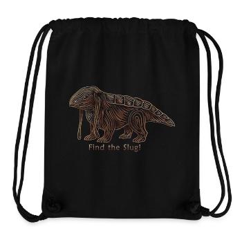 Satisfactory - "Find the Slug!" - Stanley/Stella Recycled Gym Bag - black - Front