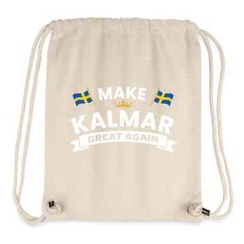 Rendre Kalmar grand à nouveau - Sac à cordon recyclé Stanley/Stella - blanc naturel - Devant