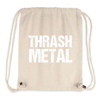 Typographie du thrash metal grunge - Sac à cordon recyclé Stanley/Stella - blanc naturel - Devant
