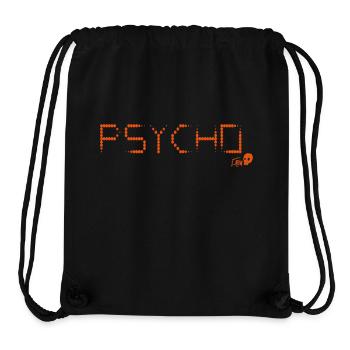 PSYCHO - Stanley/Stella recycelter Gym Bag - Schwarz - Vorne