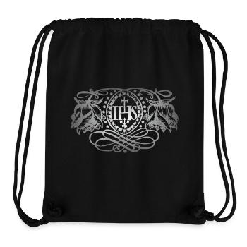 Jesus Christus IHS, antike Illustration, Hoffnung - Stanley/Stella recycelter Gym Bag - Schwarz - Vorne