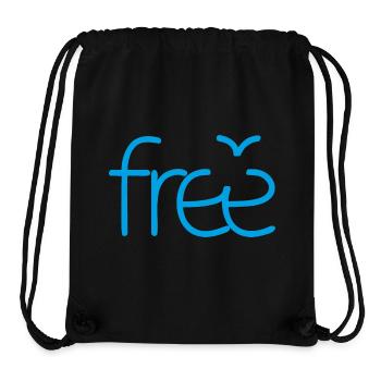 Free - Stanley/Stella Recycled Gym Bag - black - Front