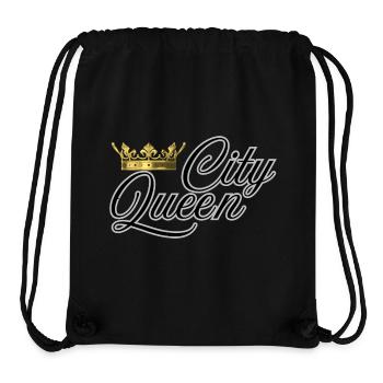 City Queen - Stanley/Stella recycelter Gym Bag - Schwarz - Vorne