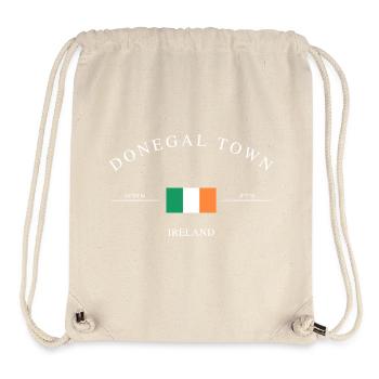 Donegal Town Ireland – Holiday Souvenir &amp; Gift - Stanley/Stella Recycled Gym Bag - natural - Front