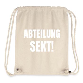 Sparkling wine department! - Stanley/Stella Recycled Gym Bag - natural - Front