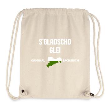S'Gladschd Glei East German Funny Saying - Stanley/Stella Recycled Gym Bag - natural - Front