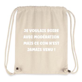 Drink in Moderation - Stanley/Stella Recycled Gym Bag - natural - Front