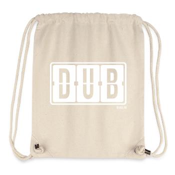 Dublin DUB, sweat à capuche souvenir de la ville, t-shirt, tasse - Sac à cordon recyclé Stanley/Stella - blanc naturel - Devant