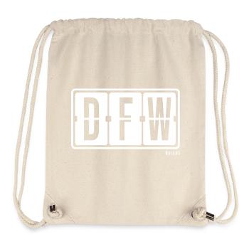 Dallas DFW, City Souvenir Hoodie, Mütze, Tasse - Stanley/Stella recycelter Gym Bag - Naturweiß - Vorne