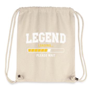 Legend Loading Please Wait - Stanley/Stella recycelter Gym Bag - Naturweiß - Vorne