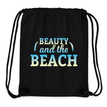 Beauty and the beach - Stanley/Stella recycelter Gym Bag - Schwarz - Vorne