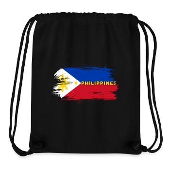 Philippines Flag / Gift Manila Filipino - Stanley/Stella Recycled Gym Bag - black - Front