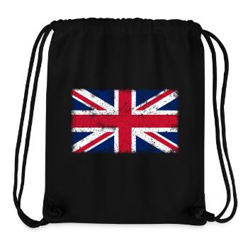 Great Britain - Stanley/Stella Recycled Gym Bag - black - Front