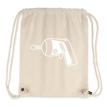 Phaser Pistol Space – Geek & Sci-Fi T-Shirt - Sac à cordon recyclé Stanley/Stella - blanc naturel - Devant