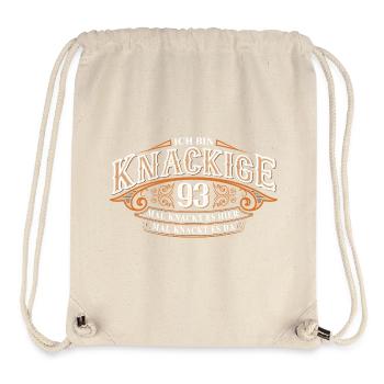 93rd Birthday I'm Crisp 93 - Stanley/Stella Recycled Gym Bag - natural - Front