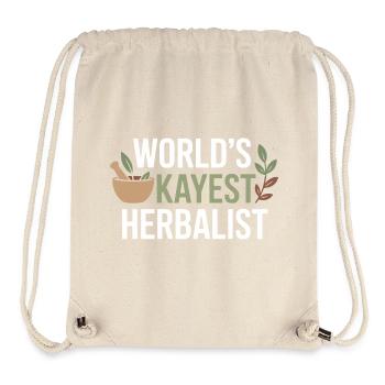 Certified Clinical Plant Medicine Expert Gear  - Stanley/Stella Recycled Gym Bag - natural - Front
