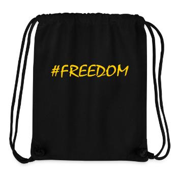 Freedom - Stanley/Stella Recycled Gym Bag - black - Front