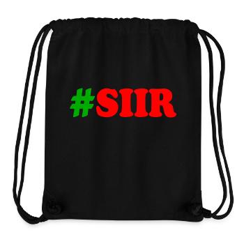 Siir sir - Stanley/Stella recycelter Gym Bag - Schwarz - Vorne