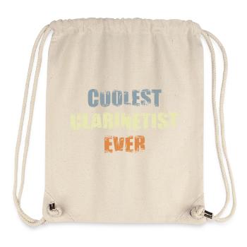 Coolest clarinet player - Stanley/Stella Recycled Gym Bag - natural - Front