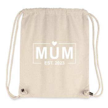 Mama Est 2023 - Stanley/Stella recycelter Gym Bag - Naturweiß - Vorne