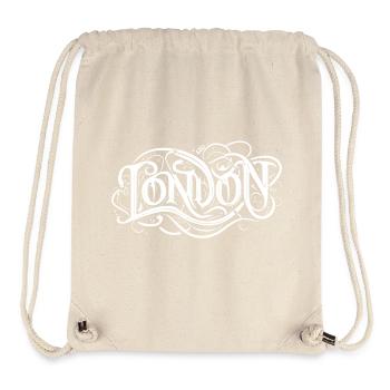 London typography heavy metal headbangers - Stanley/Stella Recycled Gym Bag - natural - Front