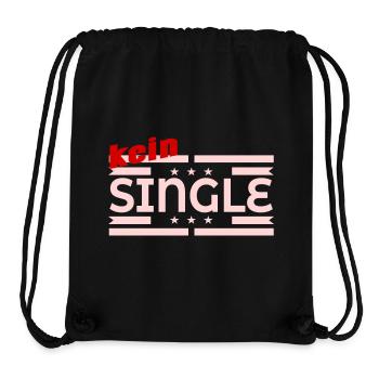 NOT SINGLE - Relationship - Stanley/Stella Recycled Gym Bag - black - Front