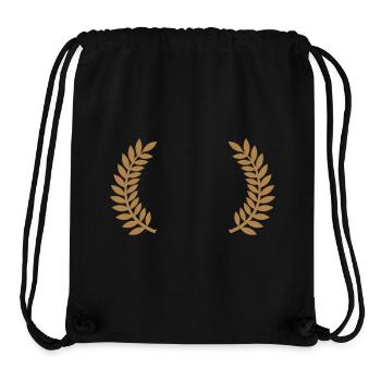 Laurel wreath honouring - Stanley/Stella Recycled Gym Bag - black - Front