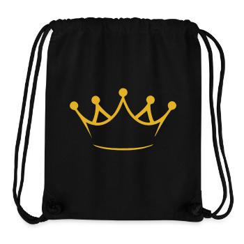 Goldene Krone - Stanley/Stella recycelter Gym Bag - Schwarz - Vorne