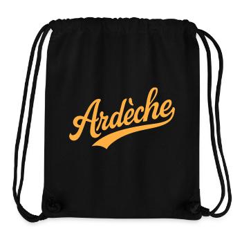 Ardèche Schriftzug - Stanley/Stella recycelter Gym Bag - Schwarz - Vorne