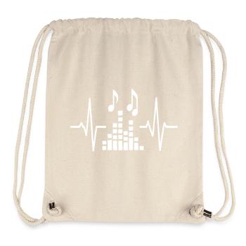 Beatwave Pulse Musik - Stanley/Stella recycelter Gym Bag - Naturweiß - Vorne