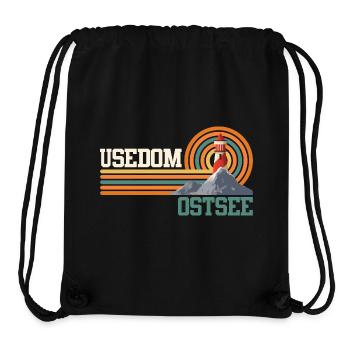 Island USEDOM BALTIC SEA Holiday Lighthouse Funny - Stanley/Stella Recycled Gym Bag - black - Front