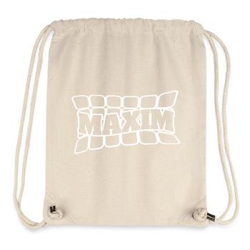 Nom : Maxim - Sac à cordon recyclé Stanley/Stella - blanc naturel - Devant