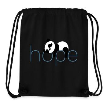 Hoffnung in Pandas - Stanley/Stella recycelter Gym Bag - Schwarz - Vorne