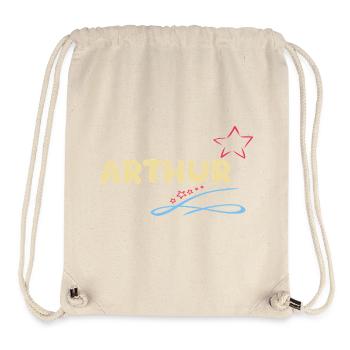 Arthur - Stanley/Stella recycelter Gym Bag - Naturweiß - Vorne