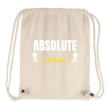 Absolute Cinema Statement - Stanley/Stella recycelter Gym Bag - Naturweiß - Vorne