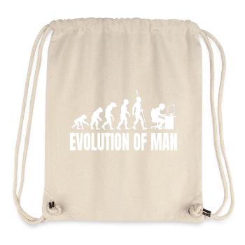 Programmierer Computerfreak Evolution Retro - Stanley/Stella recycelter Gym Bag - Naturweiß - Vorne