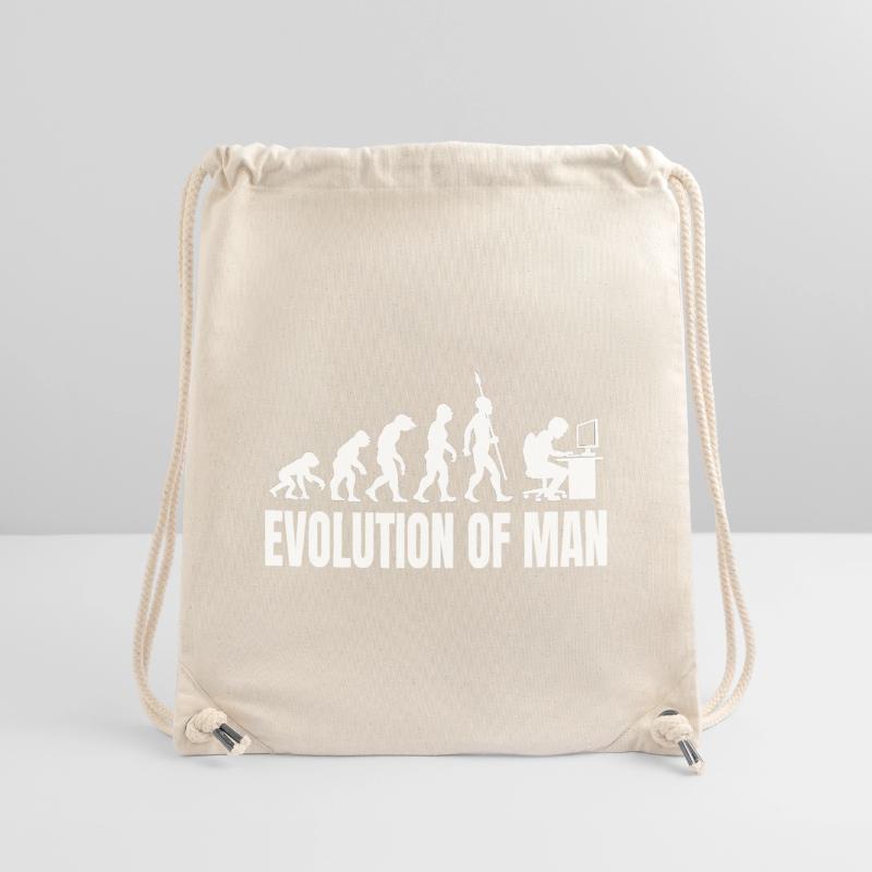 Programmierer Computerfreak Evolution Retro Stanley/Stella recycelter Gym Bag