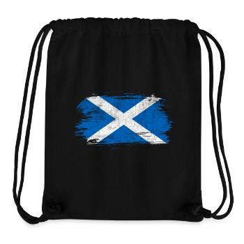 Scotland vintage flag - Stanley/Stella Recycled Gym Bag - black - Front