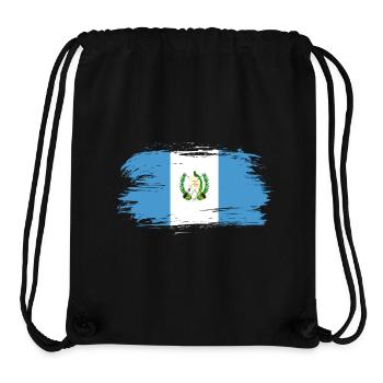 Guatemala Flagge - Stanley/Stella recycelter Gym Bag - Schwarz - Vorne
