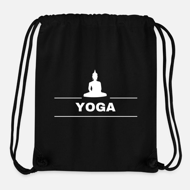 Buddha Yoga - Stanley/Stella Recycled Gym Bag - black