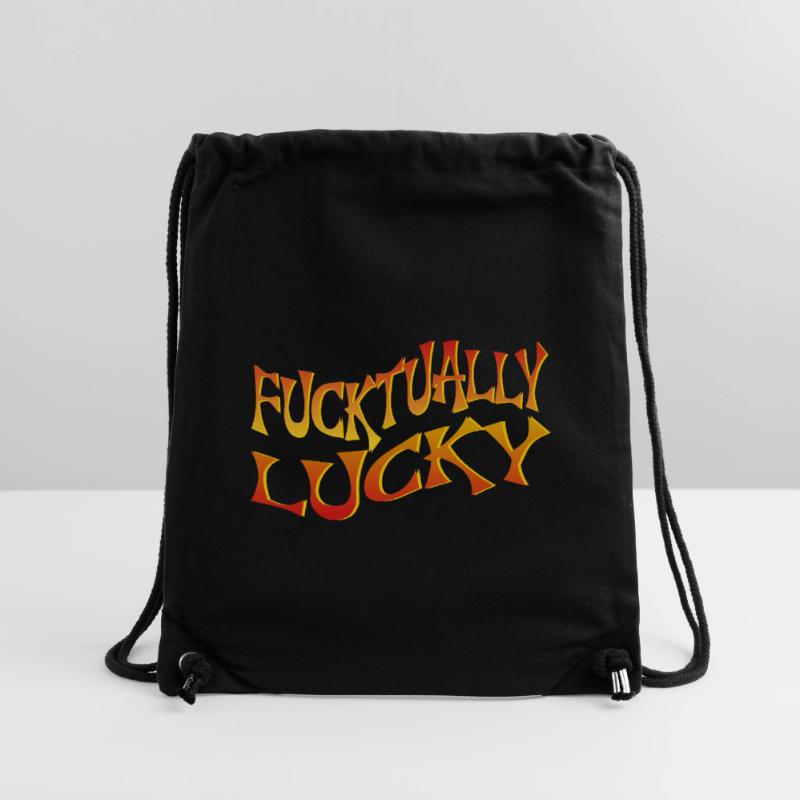 Bold Text Art with Angular Font Style Stanley/Stella Recycled Gym Bag