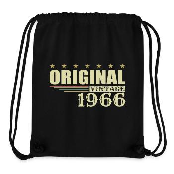 1966 Birthday 1966 - Stanley/Stella Recycled Gym Bag - black - Front