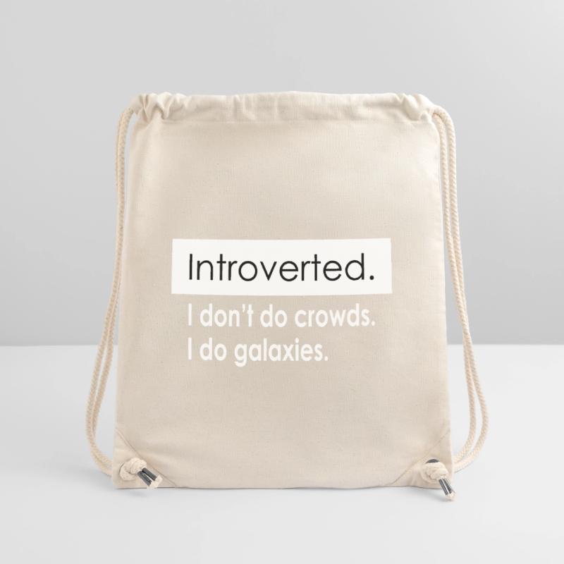 Citations d’introverti Sac à cordon recyclé Stanley/Stella
