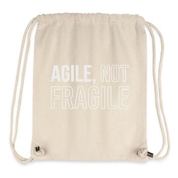 Développement Agile, Sweat à capuche Scrum Coach - Sac à cordon recyclé Stanley/Stella - blanc naturel - Devant
