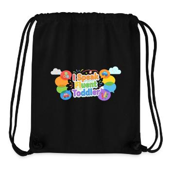 I Speak Fluent Toddler - Stanley/Stella Recycled Gym Bag - black - Front
